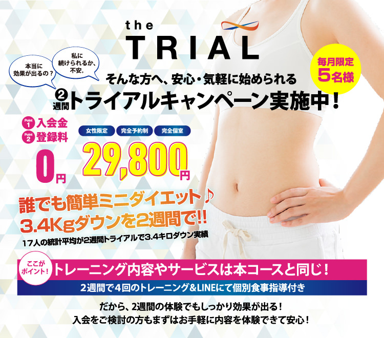 トライアルキャンペーン