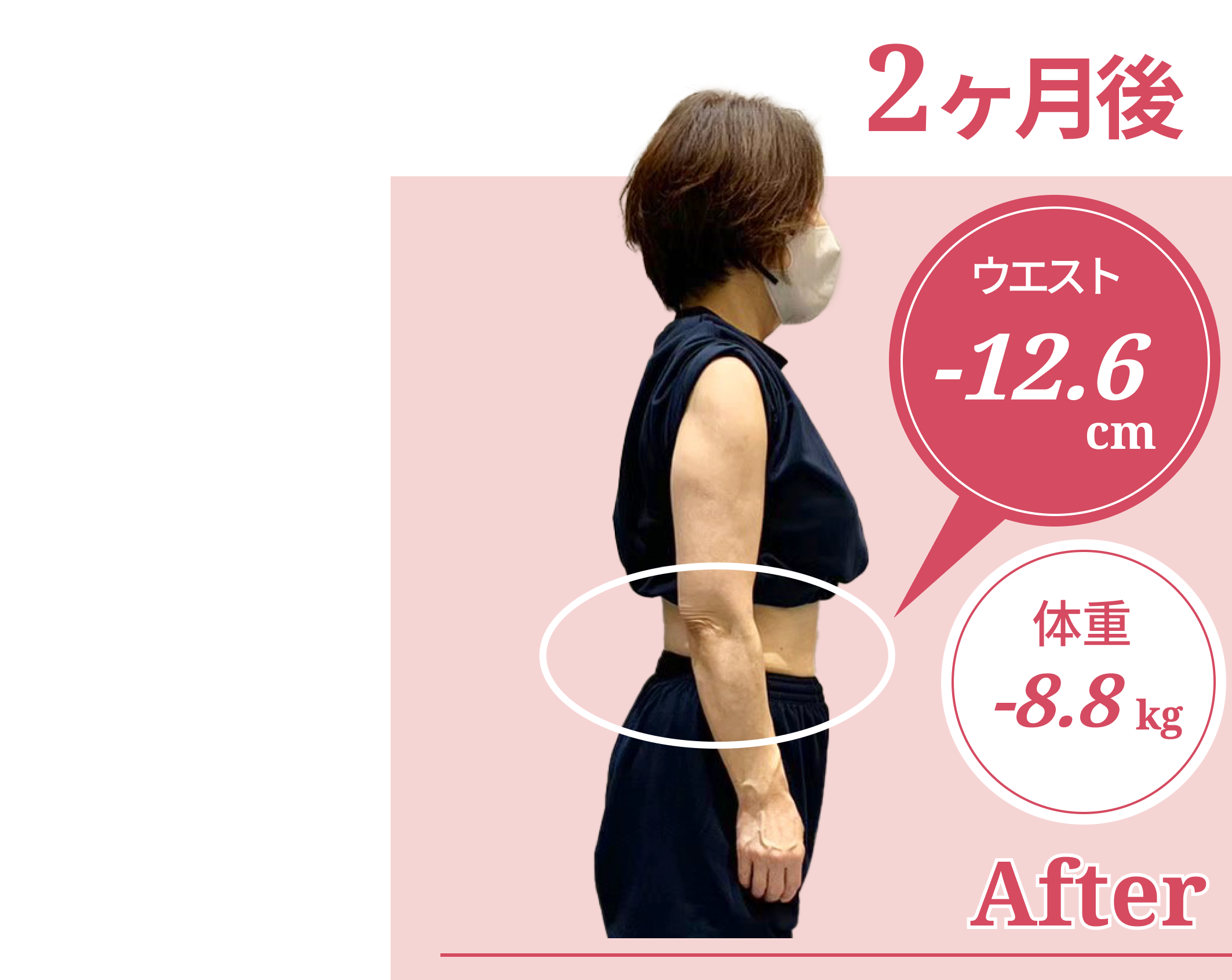 広島のパーソナルジムNEXTBODYのダイエット結果6