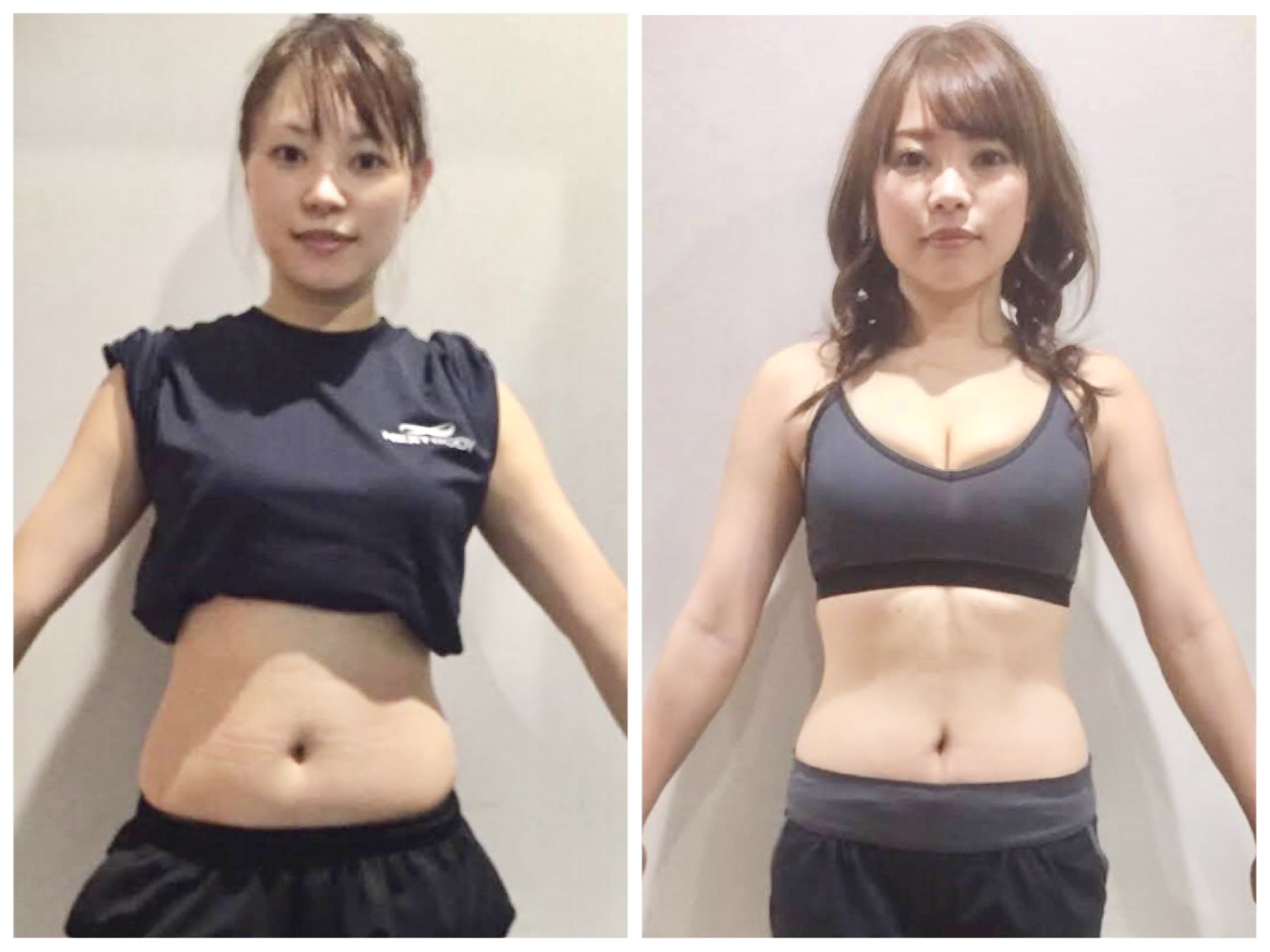 2週間ウエスト-9cm